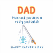 Happy Father's Dayステッカー シール (正面)