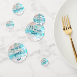 happy Father's Dayテーブル紙吹雪by dalDesignNZ コンフェッティ