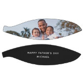 Happy Father's Dayパパ&キッズ名前をカスタムする写真 バスケットボール (パネル)