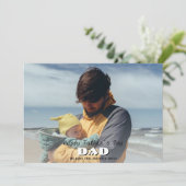 Happy Father's DayパパFull Photo Father's Day シーズンカード (スタンド正面)