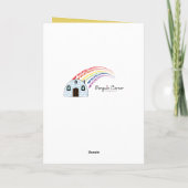 Happy Father's Dayピアノと音楽 カード (裏面)