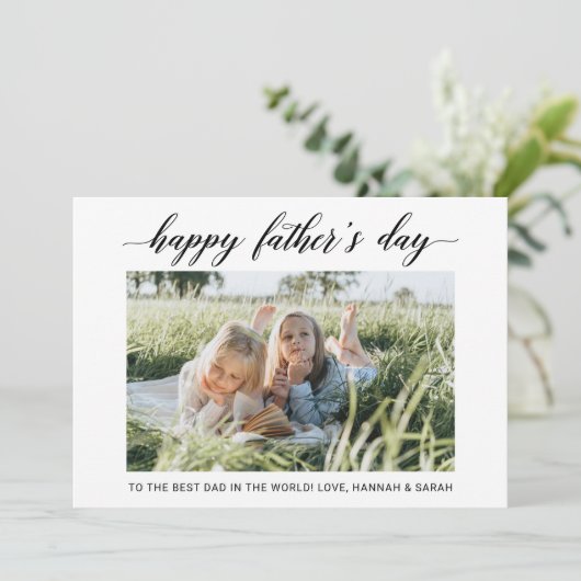 Happy Father's Dayフォトカード (スタンド正面)