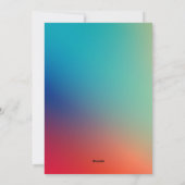 Happy Father's Dayフォトグラディエおもしろいント シーズンカード (裏面)