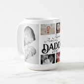 Happy Father's Dayフォトコラージコーヒーマグ コーヒーマグカップ (正面左)