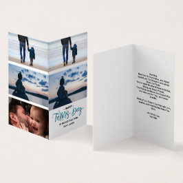 Happy Father's Dayフォトコラージュカード