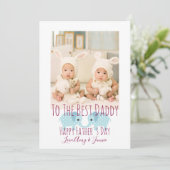 Happy Father's Dayフォトツイカスタムン シーズンカード (スタンド正面)