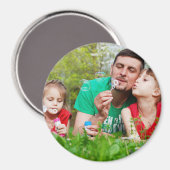 Happy Father's Dayフォトパーソナライズされたマグネット マグネット (正面/裏面)