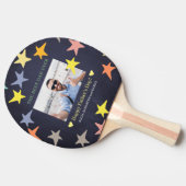 Happy Father's Dayフォトパーソナライズされた文字 卓球ラケット (横)