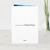 Happy Father's Dayフォトフレーム カード (裏面)