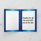 Happy Father's Dayフォトフレーム カード (内部)