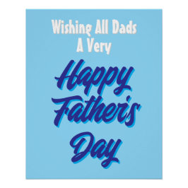 Happy Father's Dayポスター、大プリント ポスター