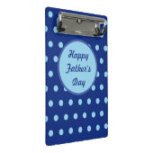 Happy Father's Dayミニクリップボード(ネイビー) ミニクリップボード (アングル)