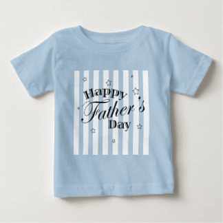 Happy Father's Dayメッセージ ベビーTシャツ