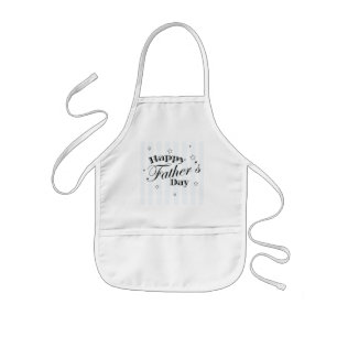 Happy Father's Dayメッセージ 子供用エプロン