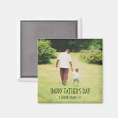 HAPPY FATHER'S DAYロールモデルのカスタマイズ マグネット (正面/裏面)