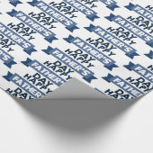 Happy Father's Dayワードアートパーティーラップ ラッピングペーパー (角)