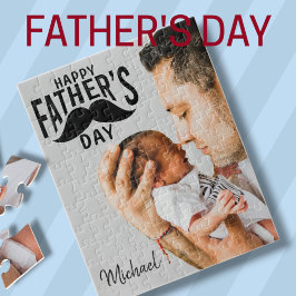 Happy Father's Day写真父の日 ジグソーパズル
