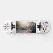 Happy Father's Day幼少期フォトスケートボード スケートボード (横)