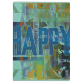 Happy Father's Day私は私のパパクリップボード7 クリップボード (裏面)