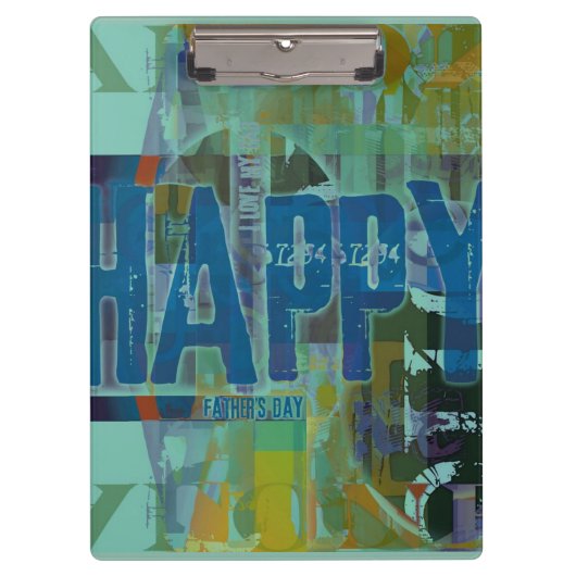 Happy Father's Day私は私のパパクリップボード7 クリップボード (正面)