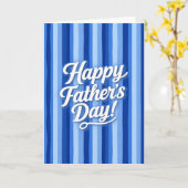 Happy Father's Day カード (黄色い花)