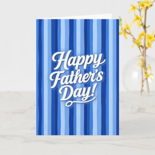 Happy Father's Day カード (黄色い花)