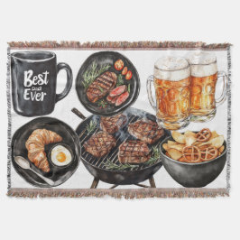 Happy Father's Day スローブランケット