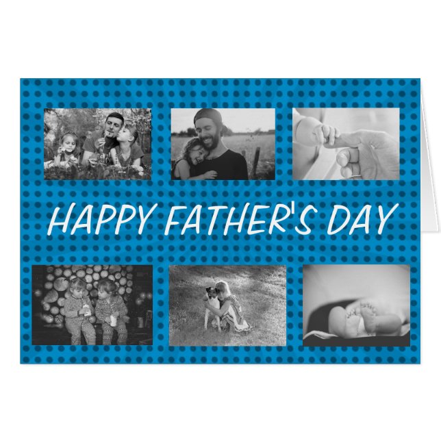 Happy Father's Day, パーソナライズされたPhotos Card (正面横)