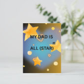 HAPPY FATHER'S DAY  ポストカード (スタンド正面)