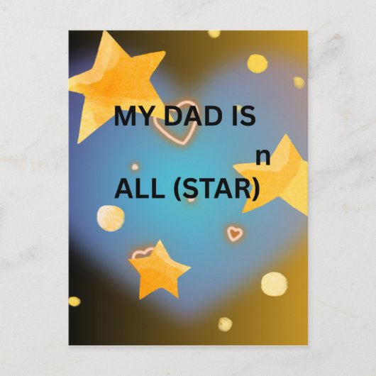 HAPPY FATHER'S DAY  ポストカード (正面)