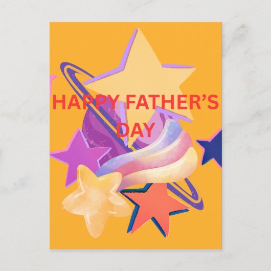 HAPPY FATHER'S DAY  ポストカード (正面)