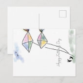 Happy Father's Day ポストカード (正面/裏面)