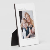 Happy Father's Day, モダンミニマル Photo Memory フォトプラーク (側面)