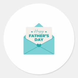 Happy Father's Day ラウンドシール
