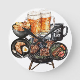 Happy Father's Day ラウンド壁時計