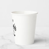 Happy Father's Day – 口ひげお祝いアート 紙コップ (左)