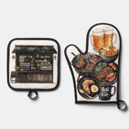 Happy Father's Day 鍋つかみ&鍋敷きセット