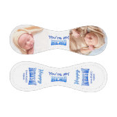 Happy Father's Day 2パーソナライズされた写真 野球ボール (パネル)