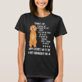 Happy Father's Day 2021 Goldendoodle Dad dog Tシャツ (正面)