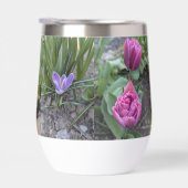 Happy Father's Day 2025 by RoseWrites Water Bottle (右面)