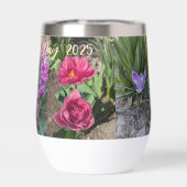 Happy Father's Day 2025 by RoseWrites Water Bottle (背面)