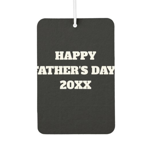 Happy Father's Day 20XX車の空気清浄機 カーエアーフレッシュナー (正面)