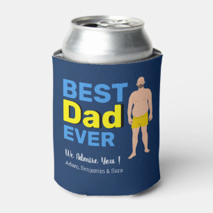 Happy Father's Day 4 Photo With おもしろいパパbod 缶クーラー