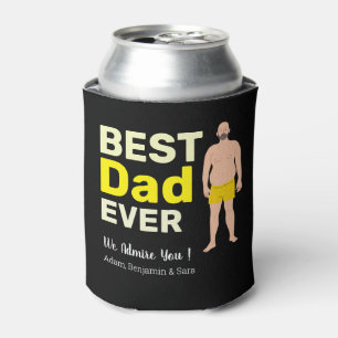 Happy Father's Day 4 Photo With おもしろいパパbod 缶クーラー