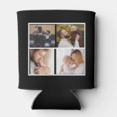 Happy Father's Day 4 Photo With おもしろいパパbod 缶クーラー (裏面)