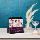 Happy Father's Day, 8パーソナライズされた Photo Collage フォトプラーク (インサイチュ)