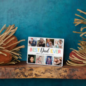 Happy Father's Day 8 Photo Collage フォトプラーク (側面)