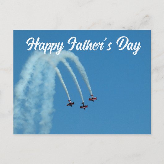 Happy Father's Day - Airshow ポストカード (正面)