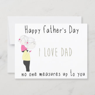 happy father's day around the world postcard  ポストカード