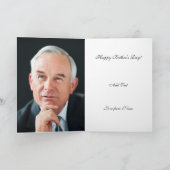 Happy Father's Day Beer Ale金ゴールド写真2 カード (内部)